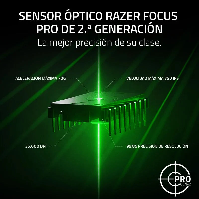 Razer Viper V3 Pro Ratón Gaming Inalámbrico 35000 DPI Blanco